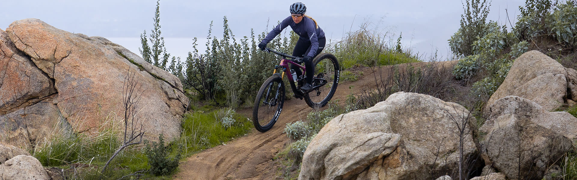 Woman riding the Pique