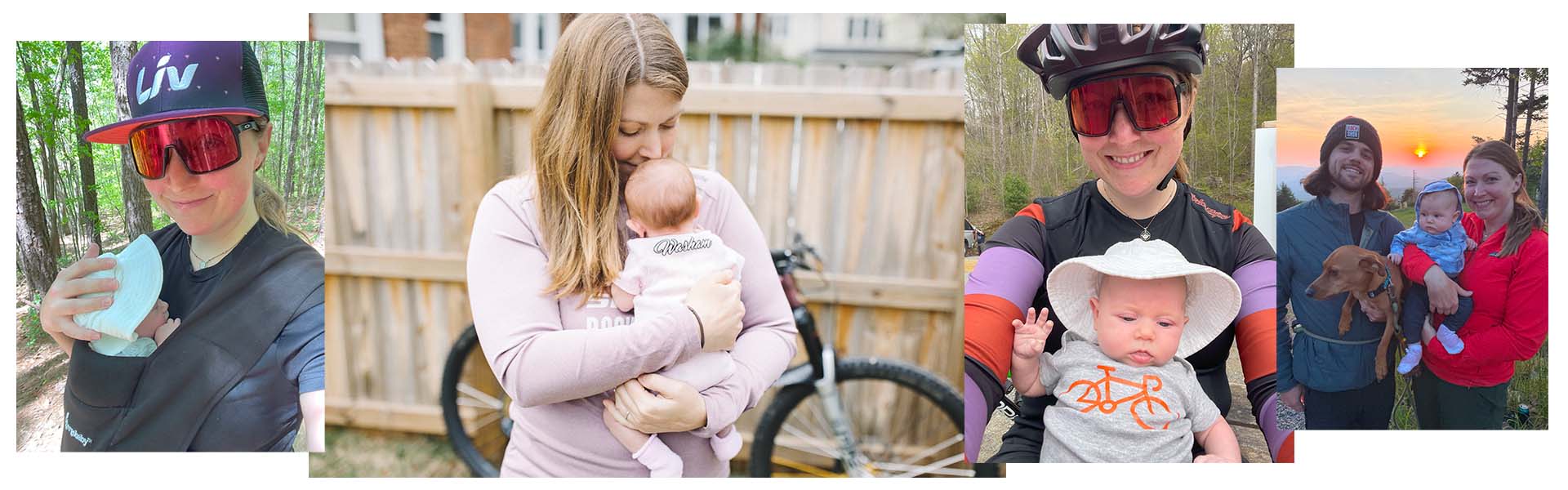 Caroline with her baby girl