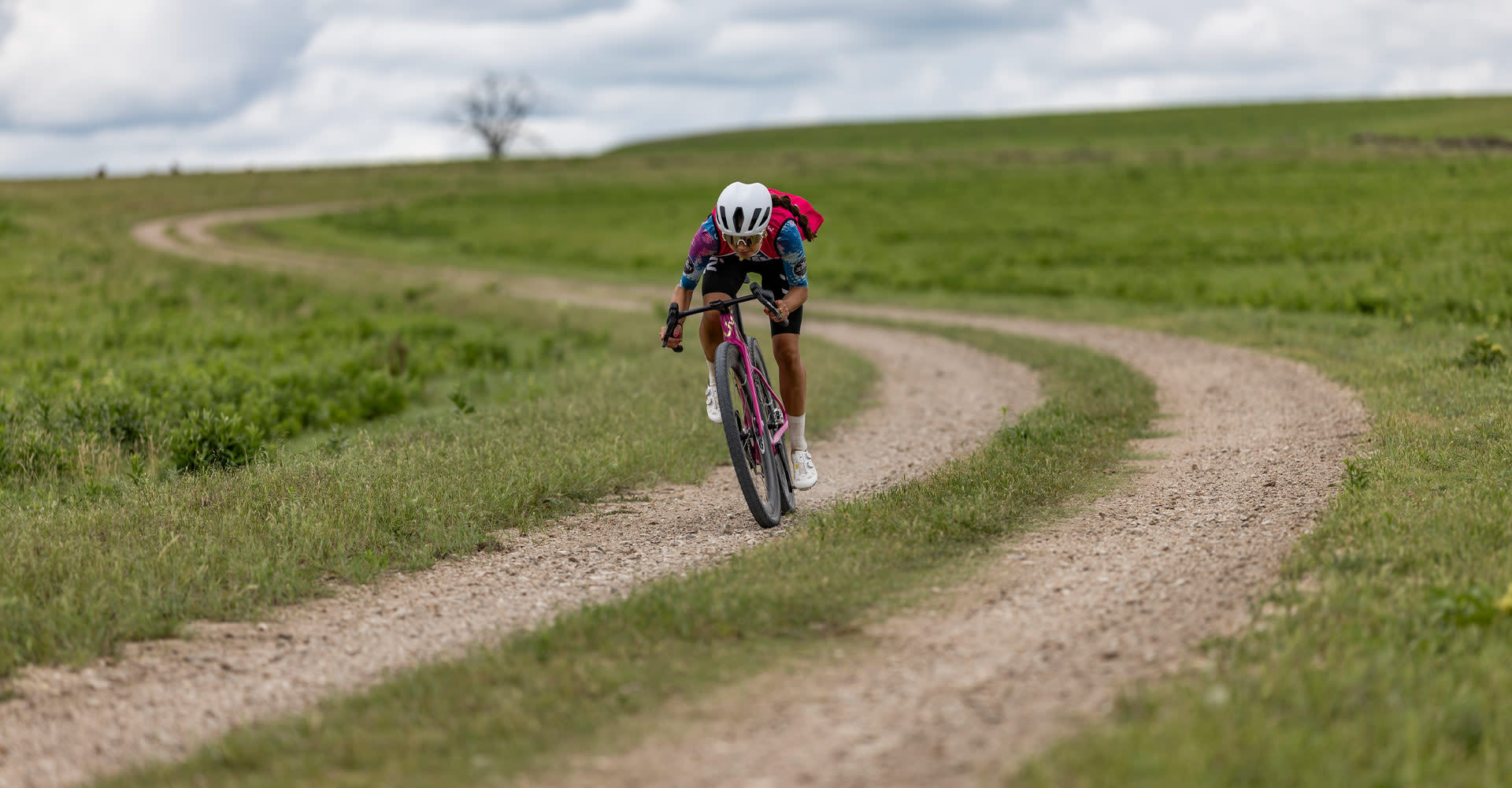 woman riding Devote Advanced SL at Unbound