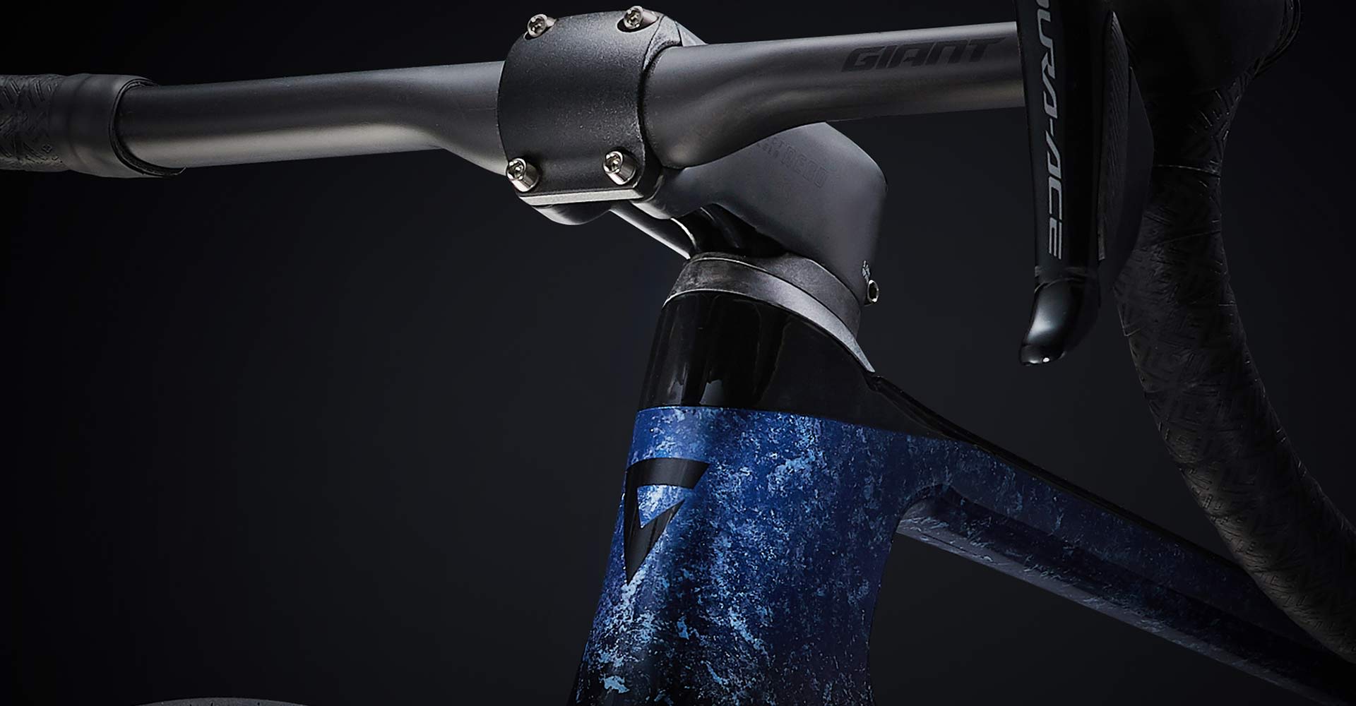 Detail of headtube on Propel road bike