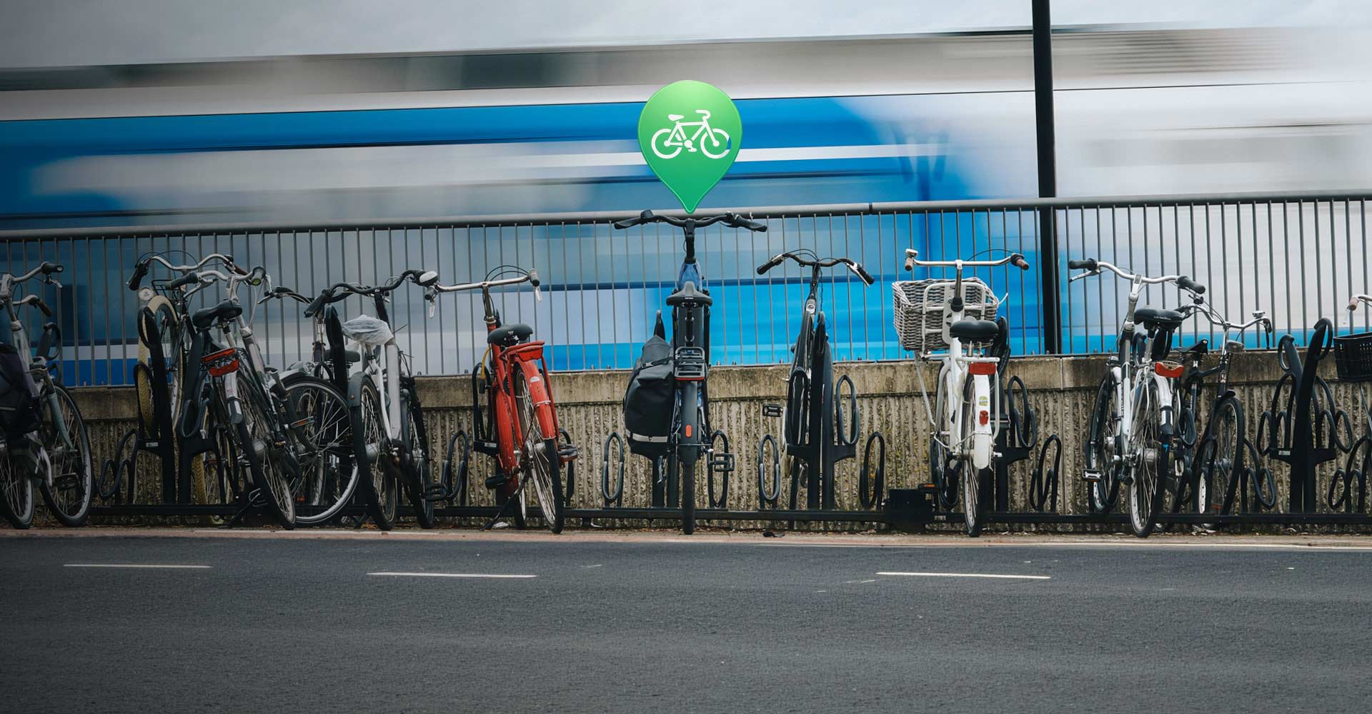 Row of bikes