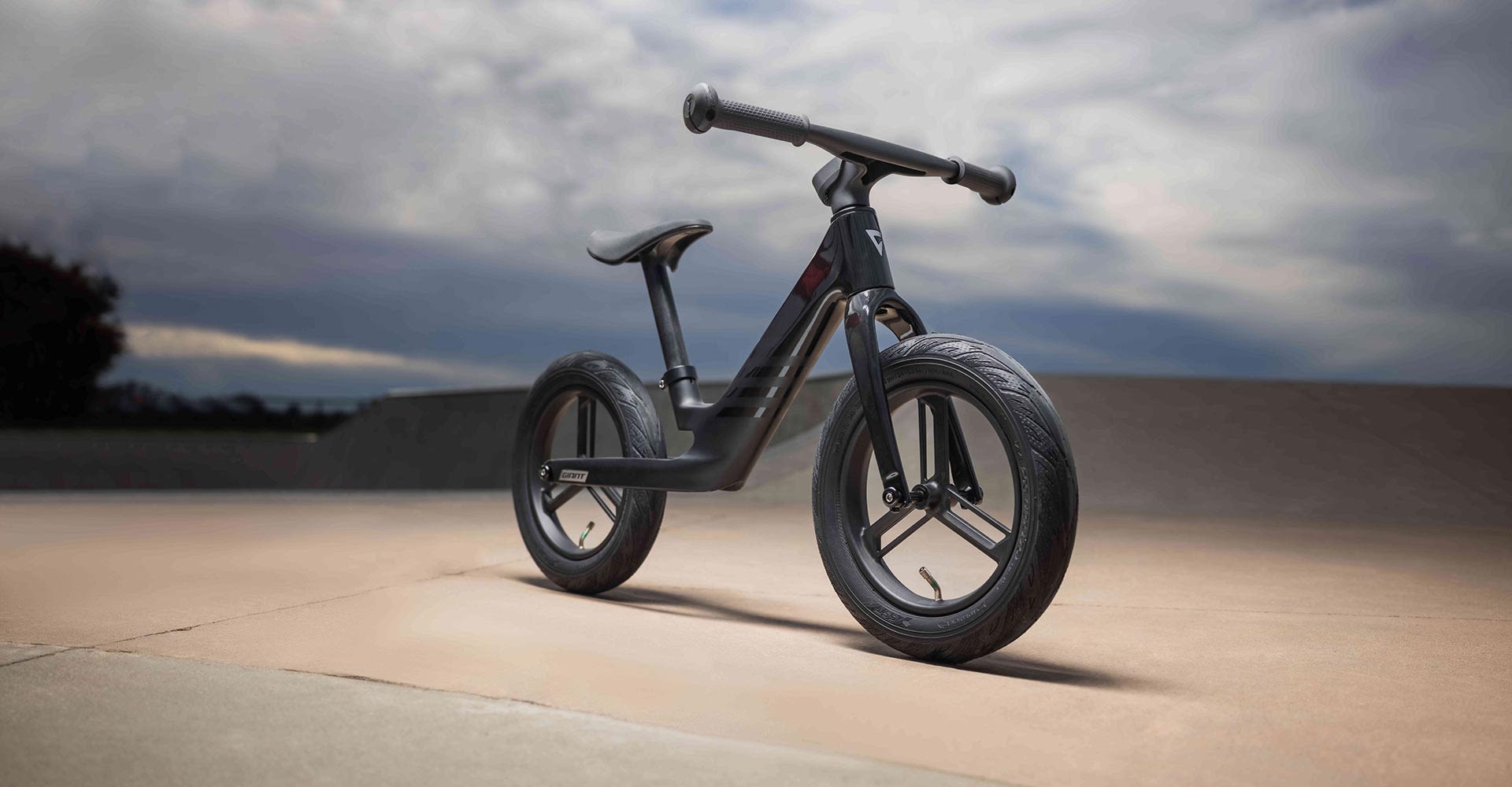 Push bike with graphic overlay