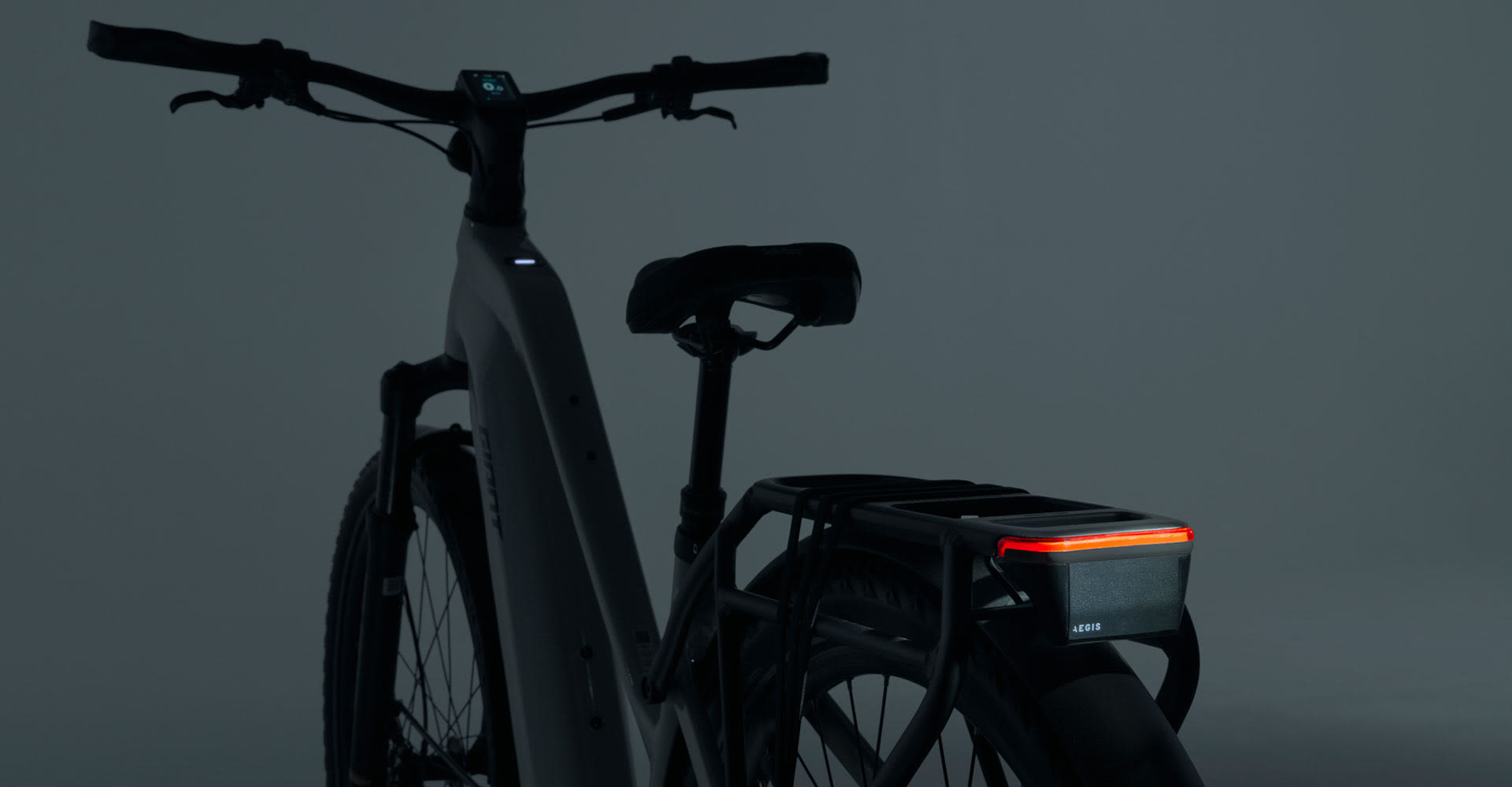 rear taillight on an e-bike