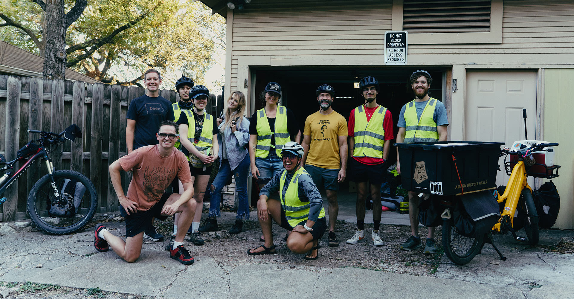 Abi Robins & Austin Bike Meal