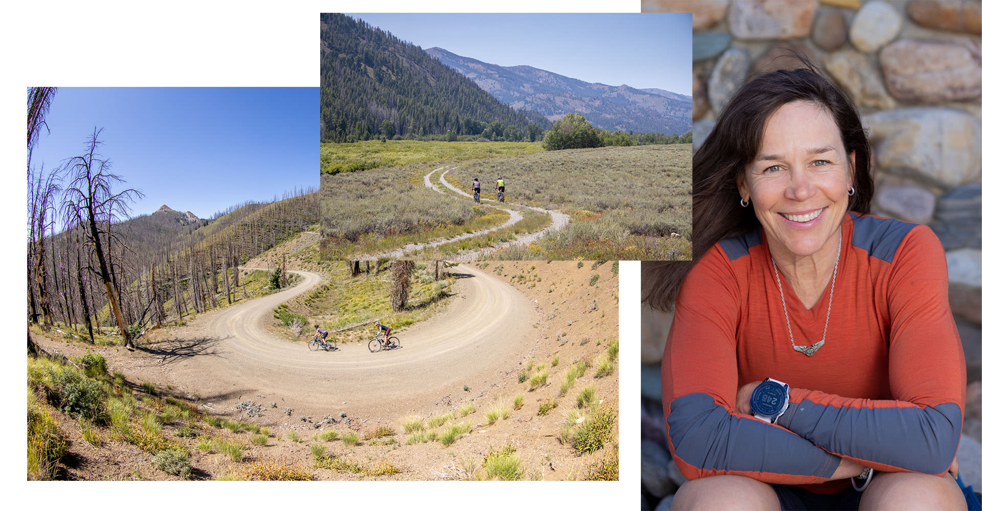 Rebecca confident and in her element.