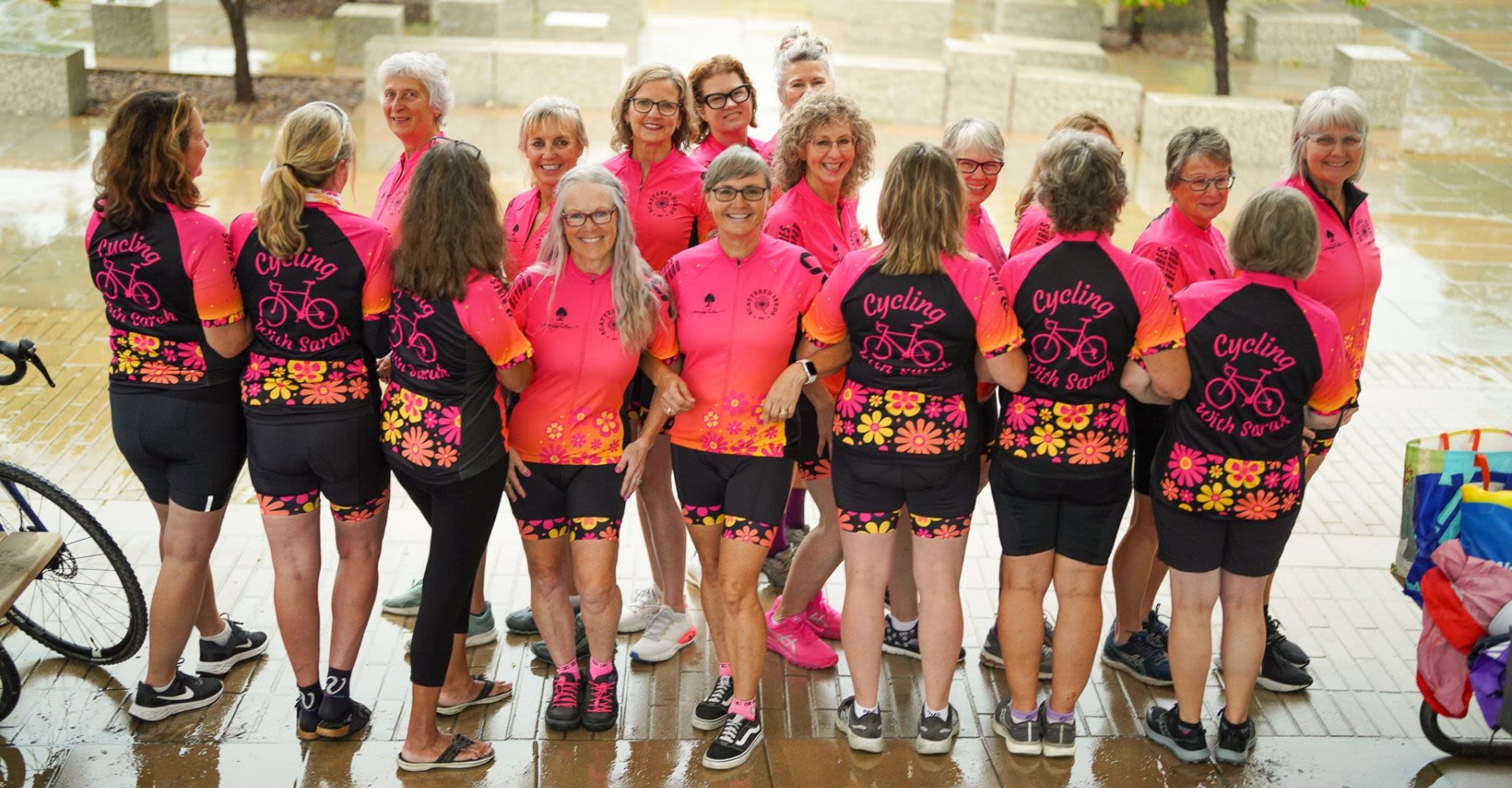 Cycling with Sarah - Group Picture