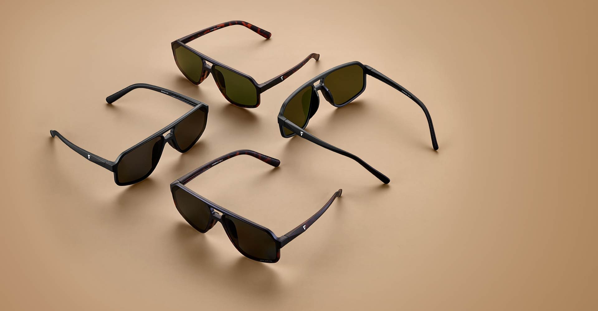 Yuma sunglasses in studio setting