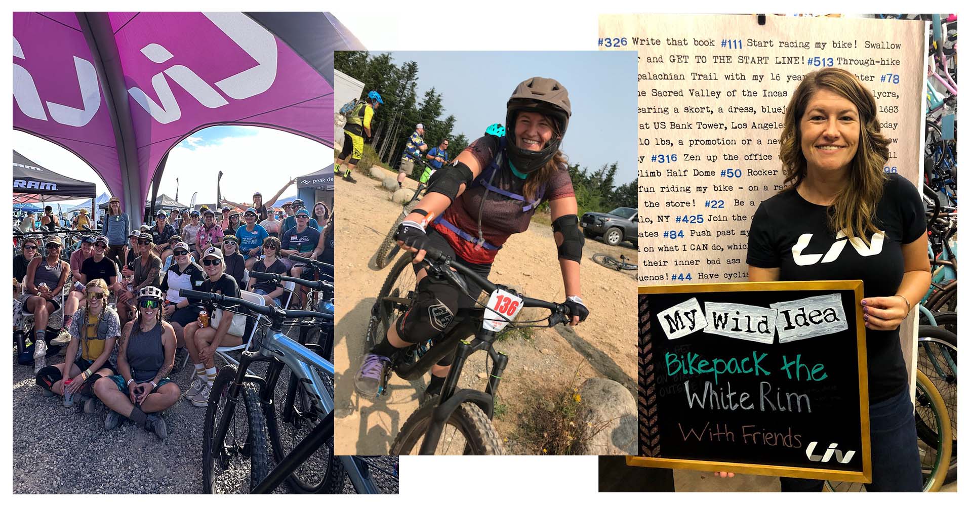 Casey creating community through mountain biking