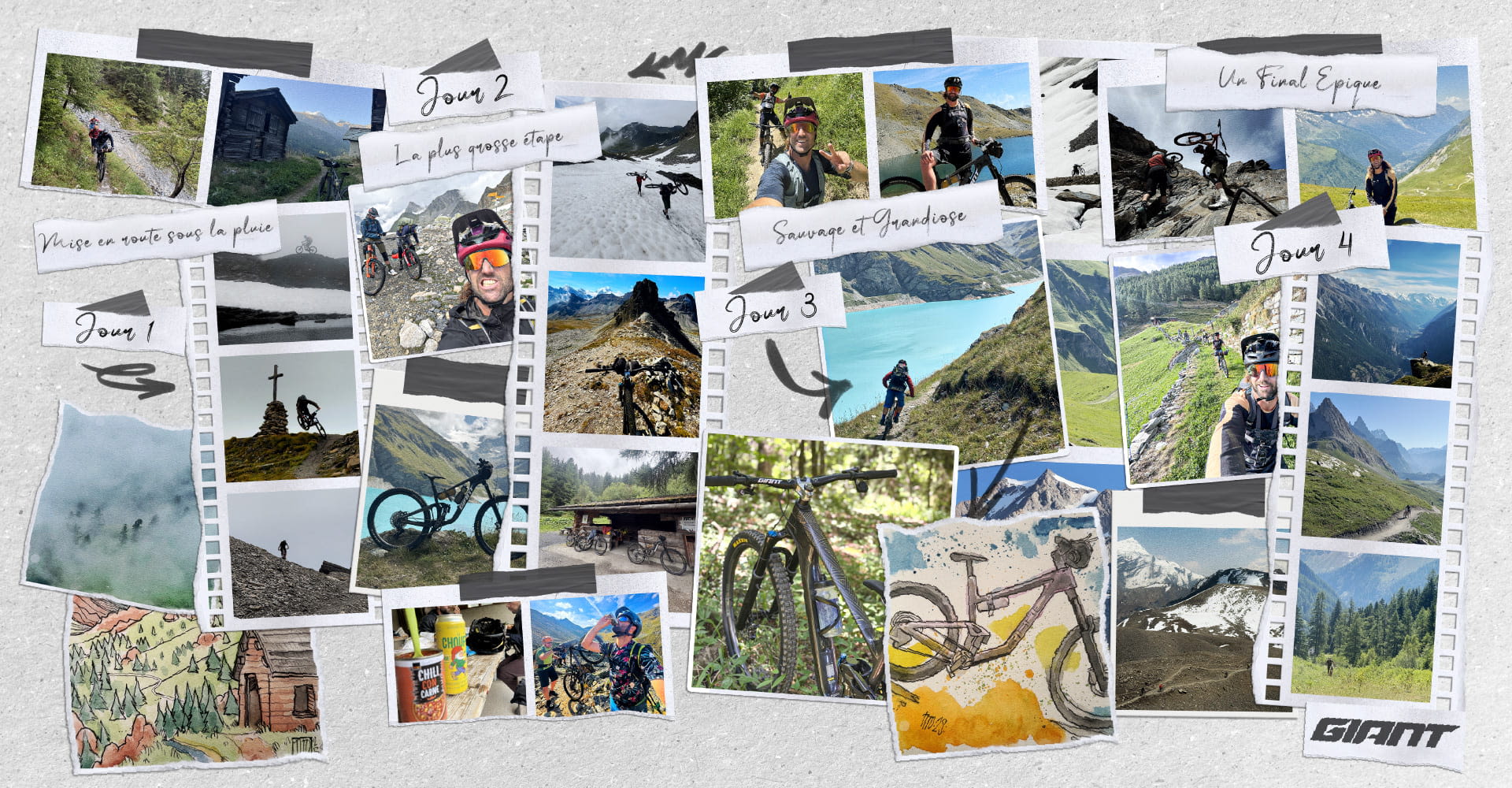 Le Tour du Mont Blanc de Tito Tomasi en VTT Giant Trance X Advanced