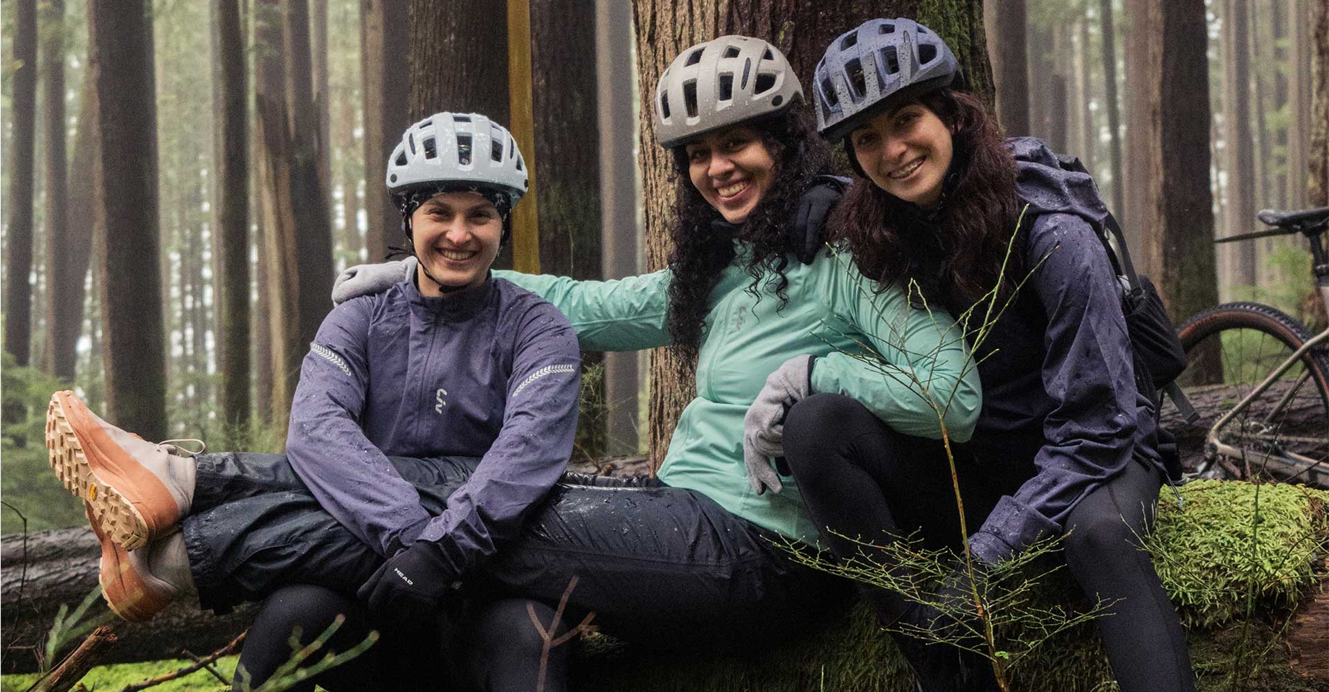 Mahshid bikepacking.