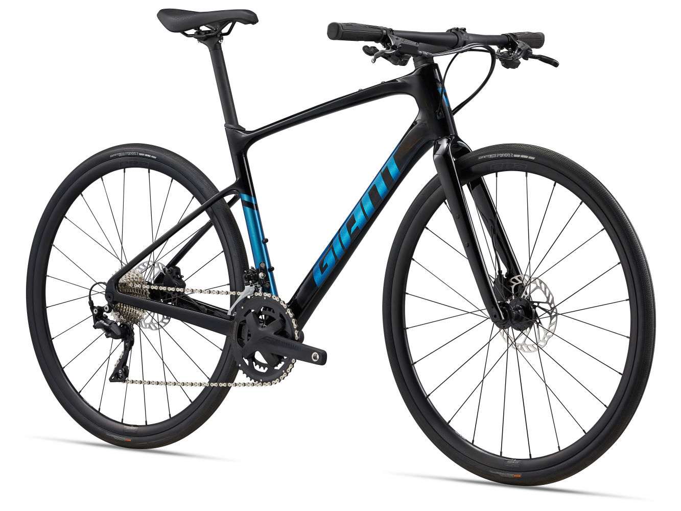 FastRoad Advanced 1 2024 Bike Giant Bicycles UK   MY24FastRoadAdvanced1 ColorACarbon Front 