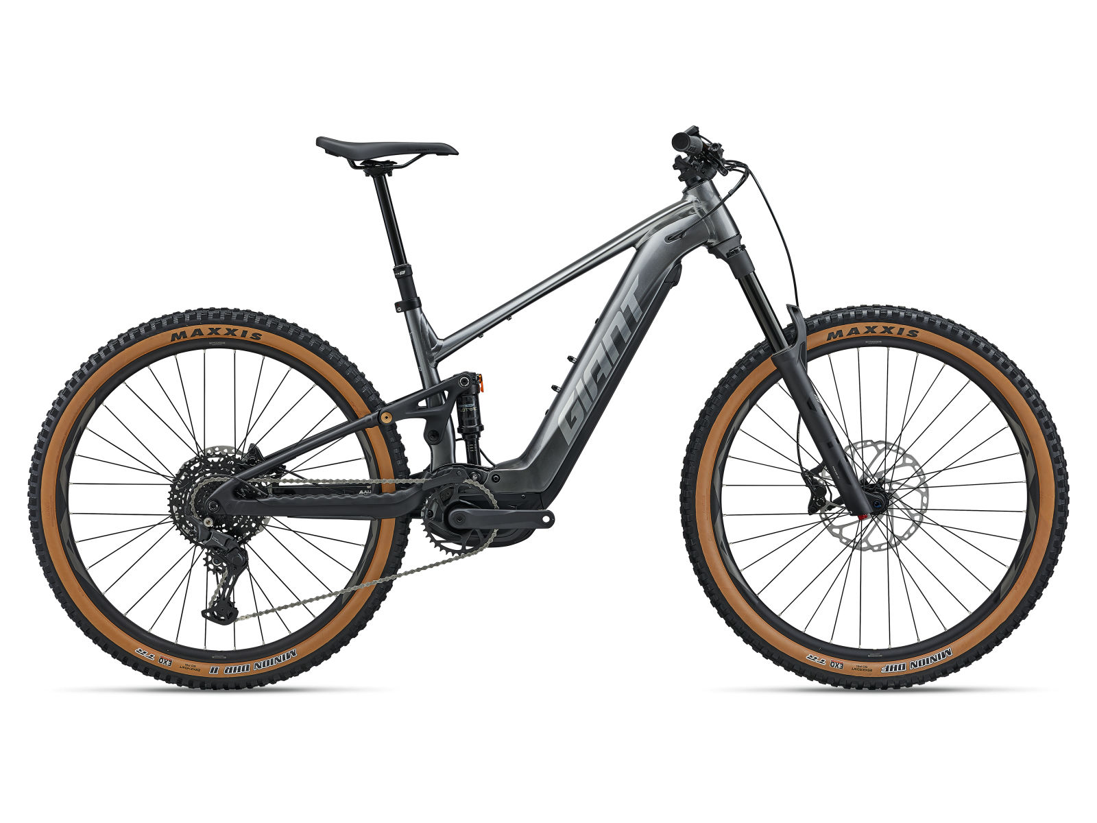 Giant Stance E+ 1 in an alternative colourway, side profile on white background