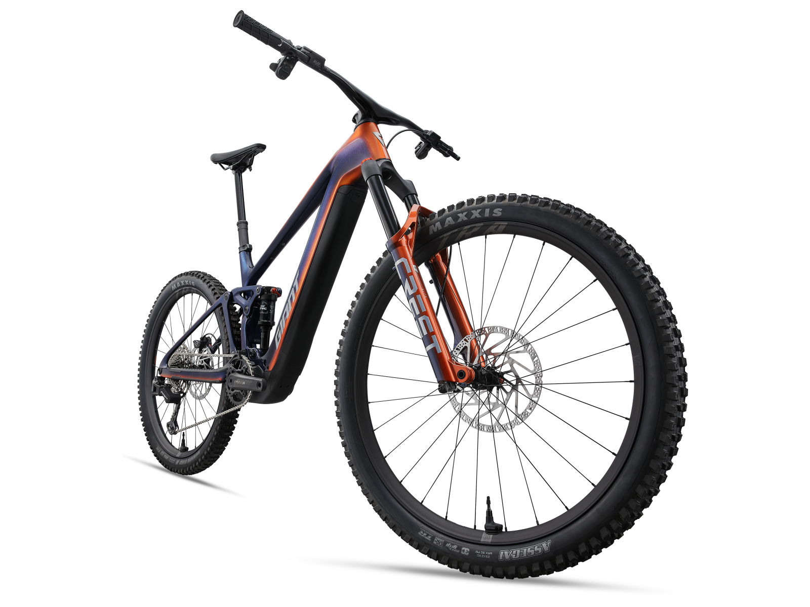Giant Trance Advanced E+ SE front view on white background