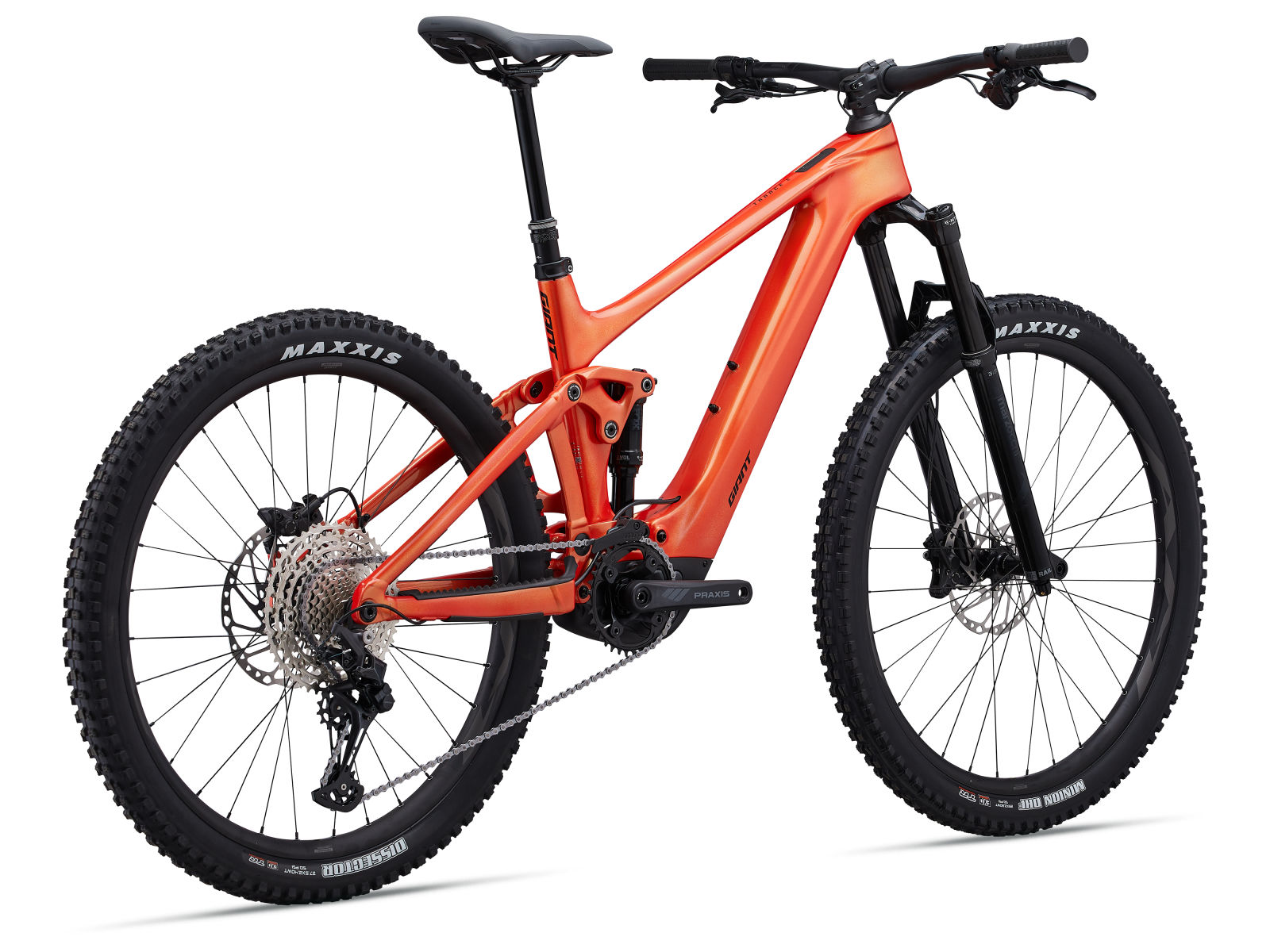 Giant Trance X Advanced E+ Elite 3 rear view on white background