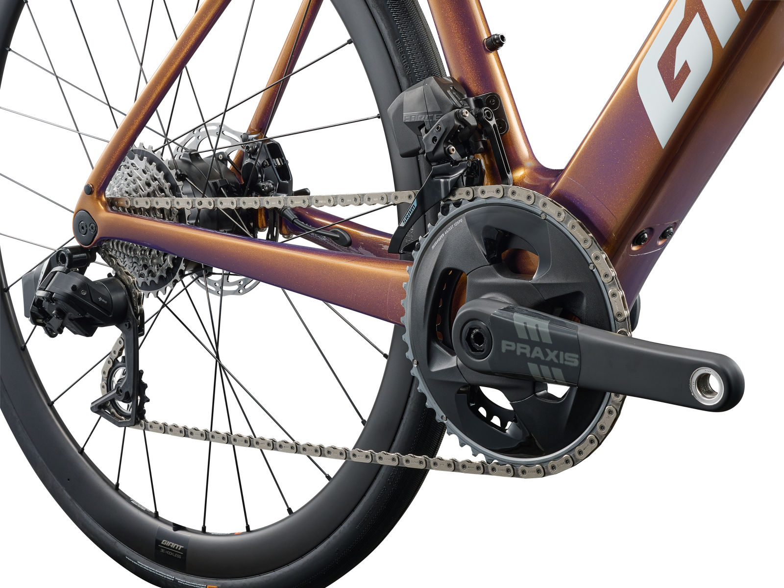 Giant Defy Advanced E+ Elite 1 close up component detail