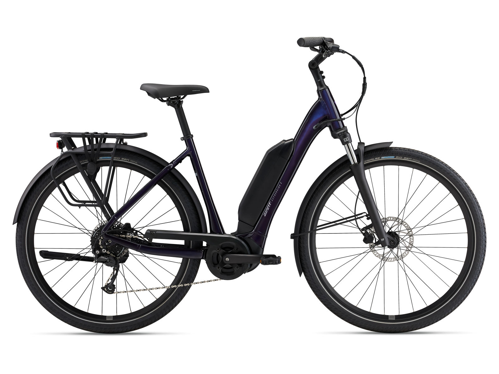 Giant Expression E+ e-bike, side profile on white background