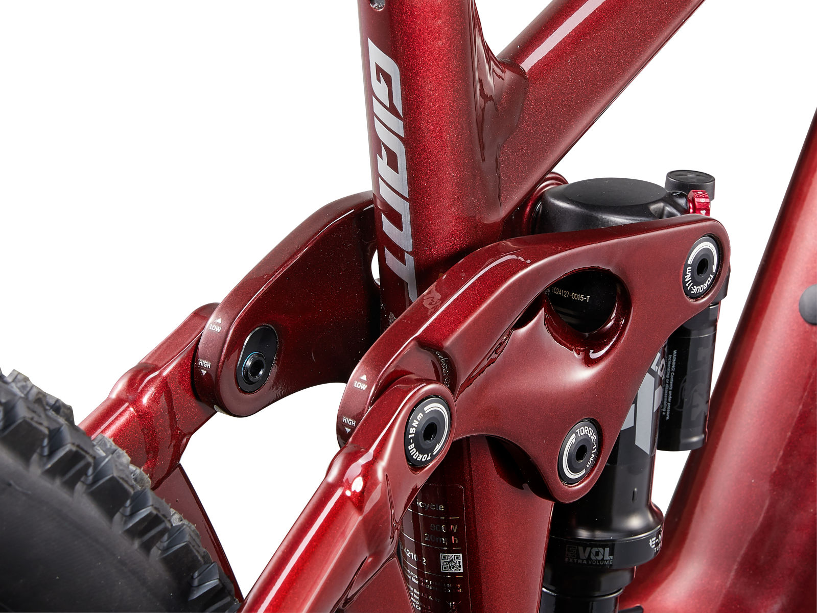 Giant Reign E+ 2 close up component detail