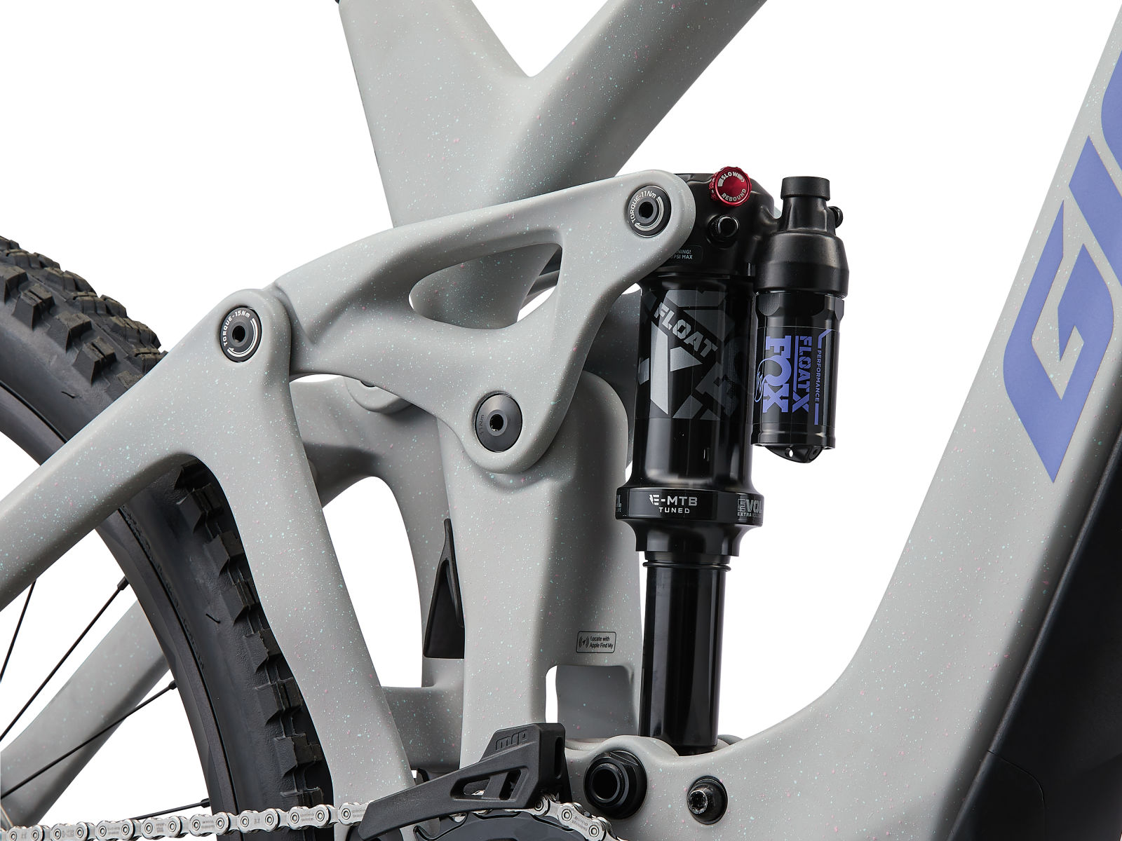 Giant Reign Advanced E+ 2 close up component detail