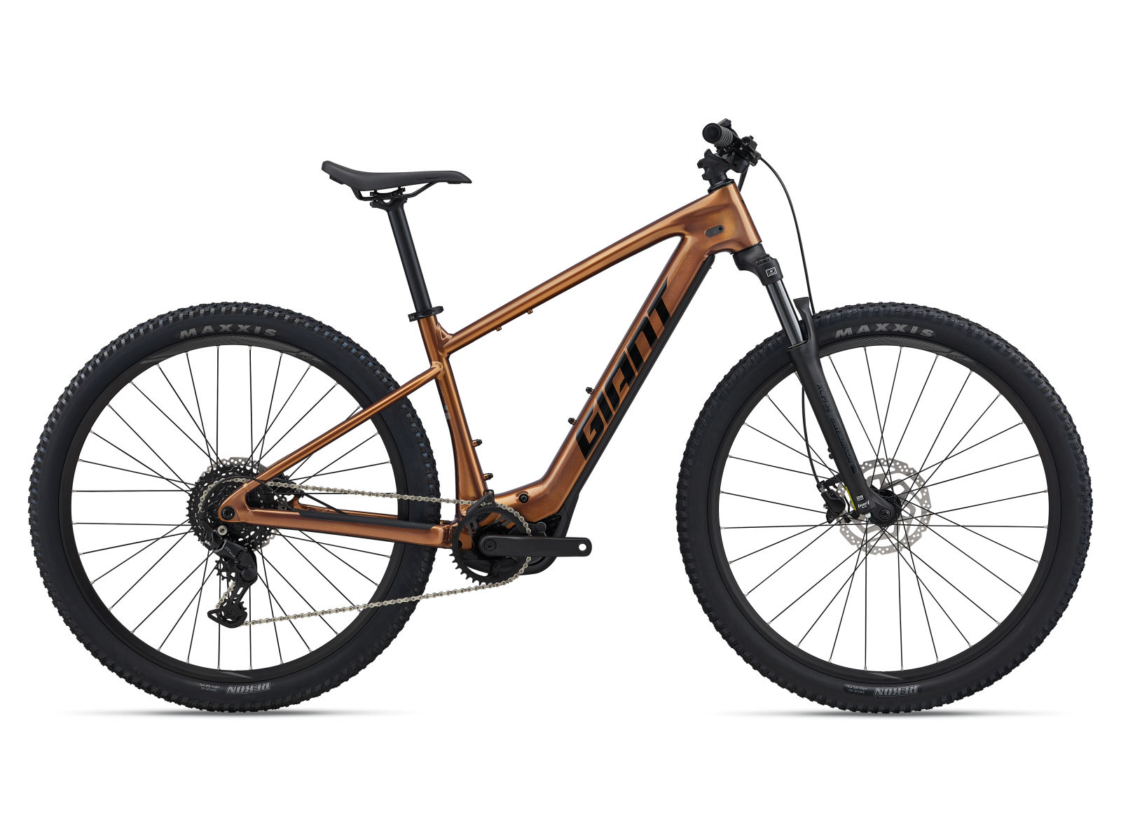 Giant Talon E+ in an alternative colourway, side profile on white background