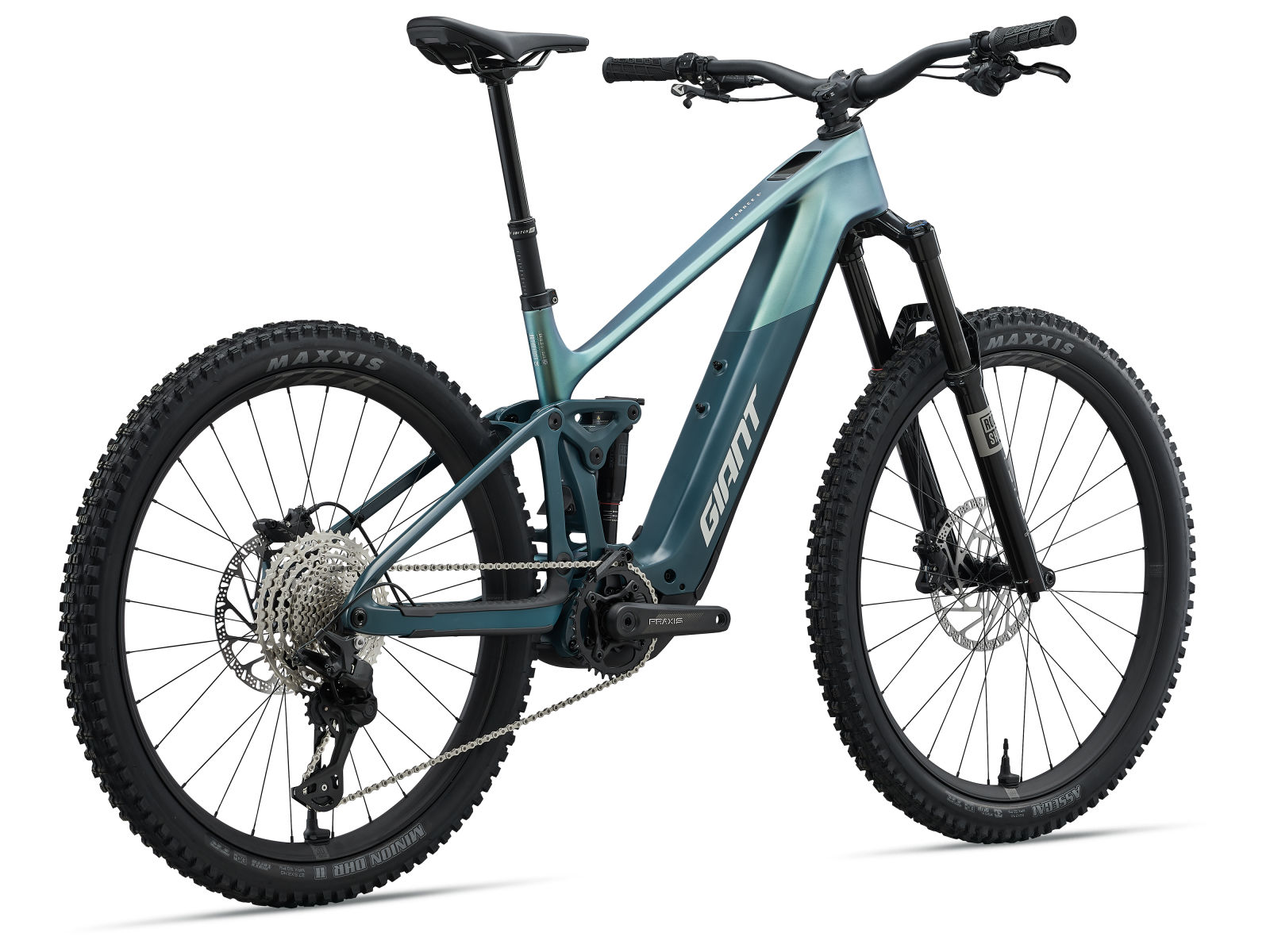 Giant Trance Advanced E+ 2 rear view on white background