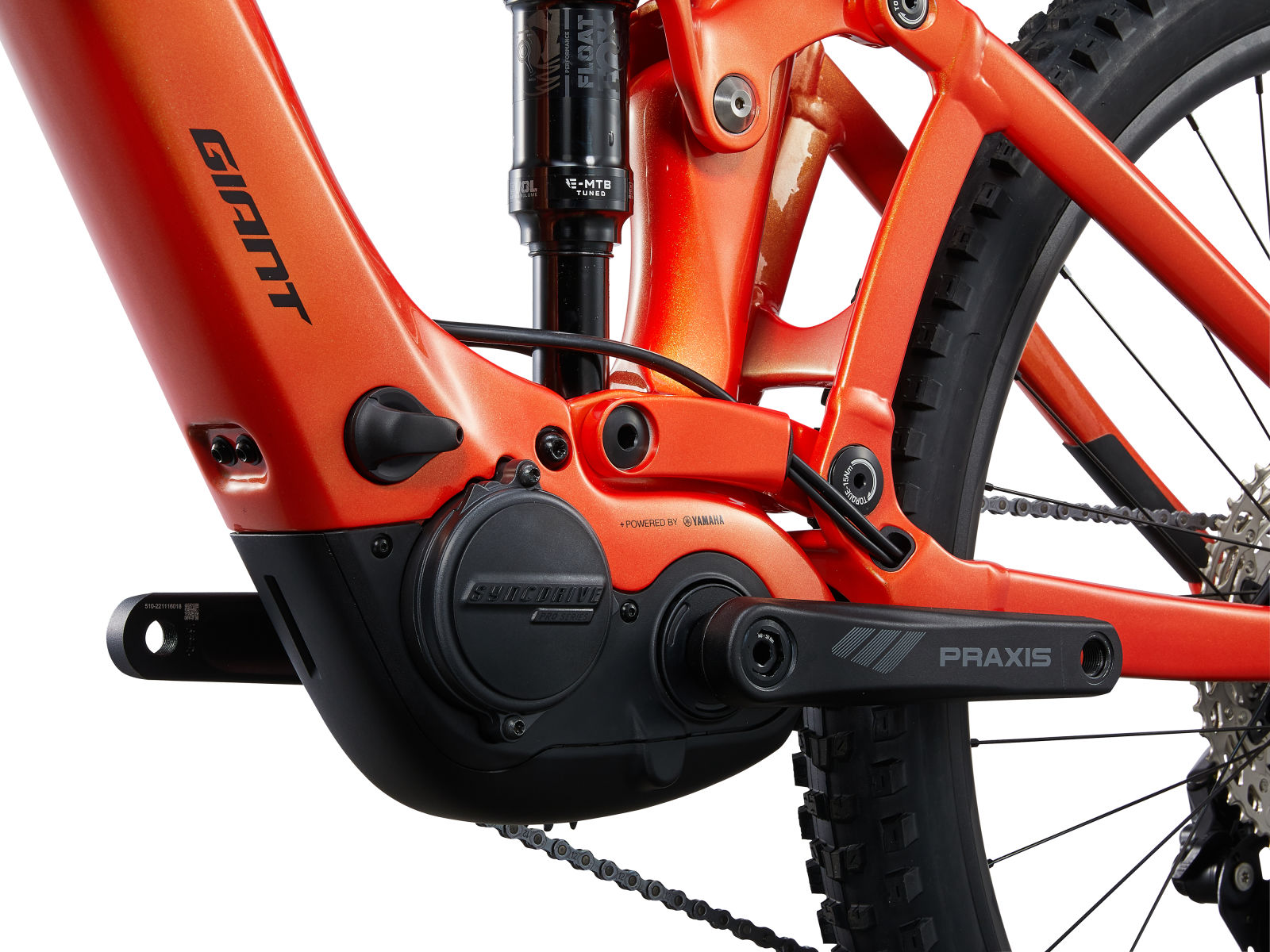 Giant Trance X Advanced E+ Elite 3 close up component detail