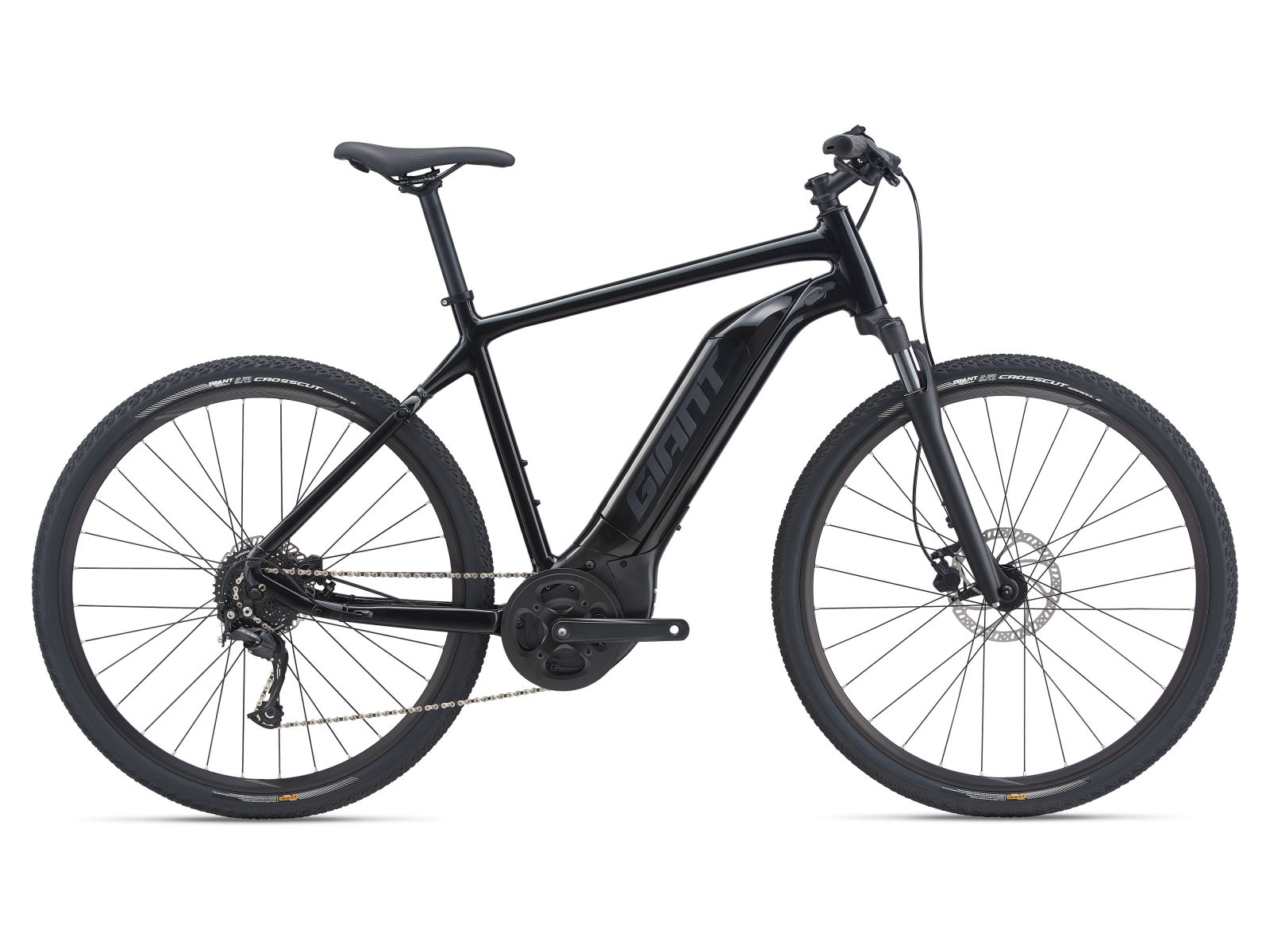 Giant Roam E+ e-bike, side profile on white background