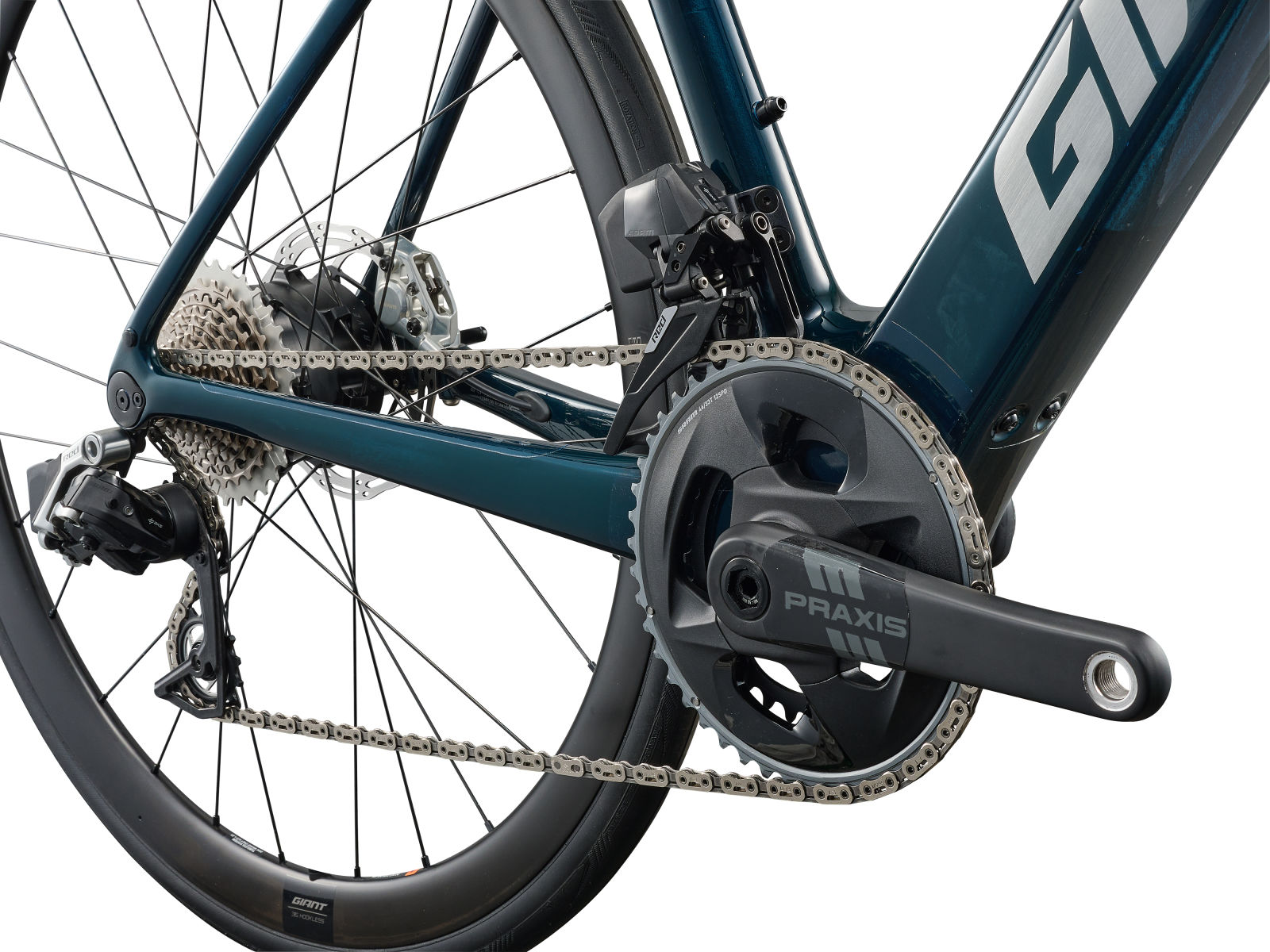 Giant Defy Advanced E+ Elite 0 close up component detail
