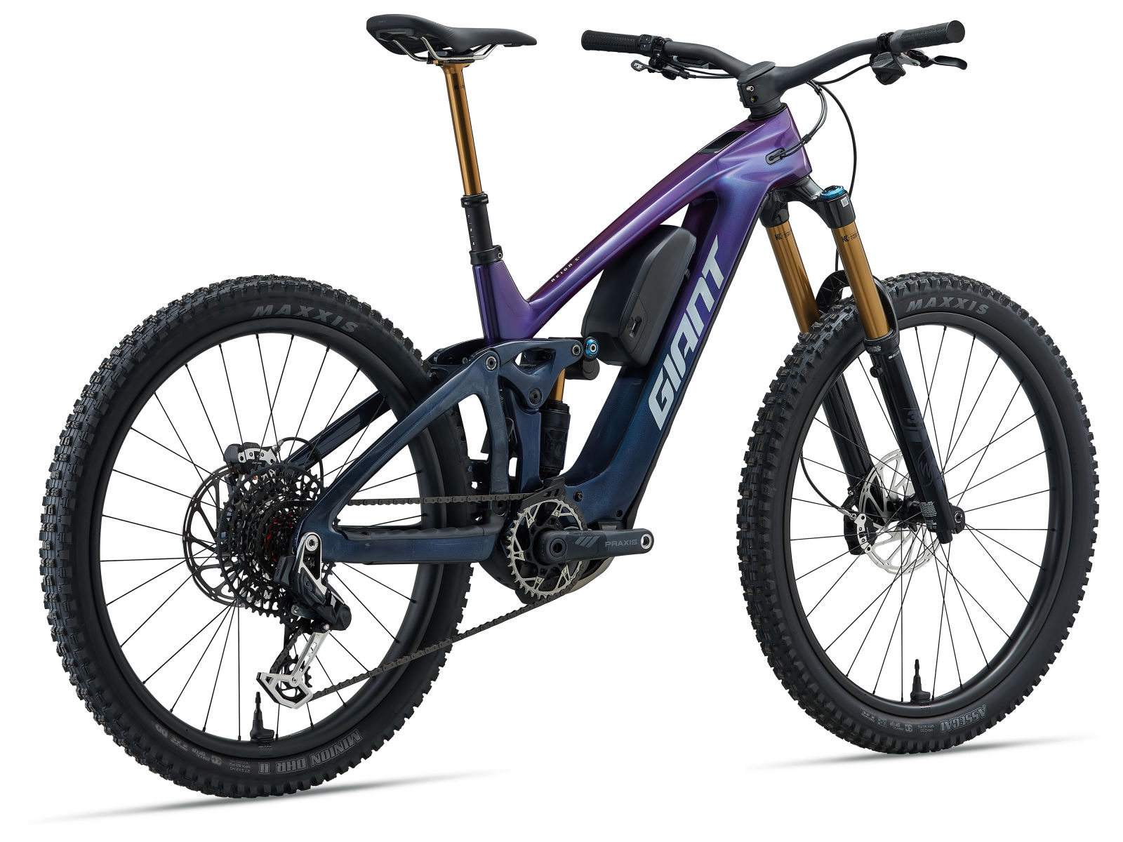Giant Reign Advanced E+ 0 rear view on white background