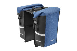 Paire de sacoches latérales arrière Mik bleu/noir