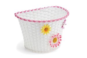 Kids White Flower Basket