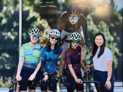 Liv women's Group rides in Richmond, bc