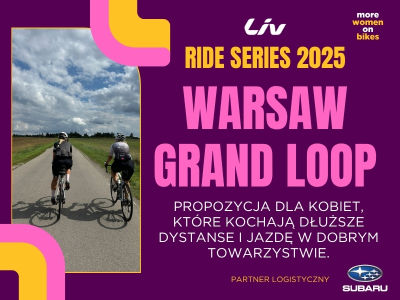 Plakat dotyczący wyzwań rowerowych dla kobiet