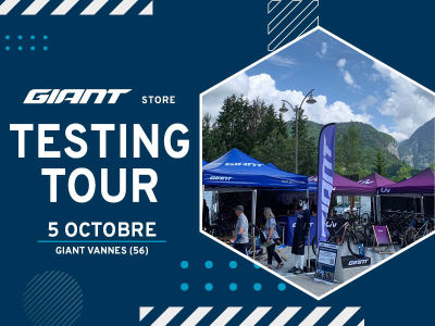 Testez nos v�los lors du Testing Tour Giant Vannes