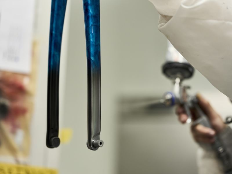 Peinture chrome et vernis final