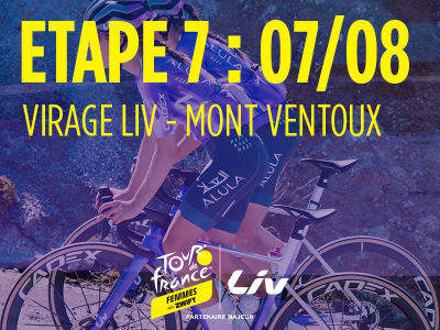Virage Liv pour l'étape du Mont Ventoux sur le TDFFAZ