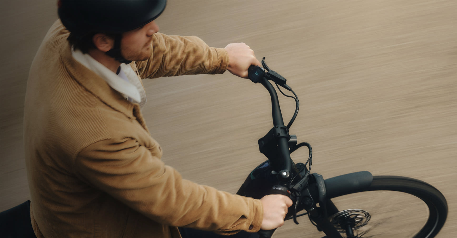 Person riding E-Bike