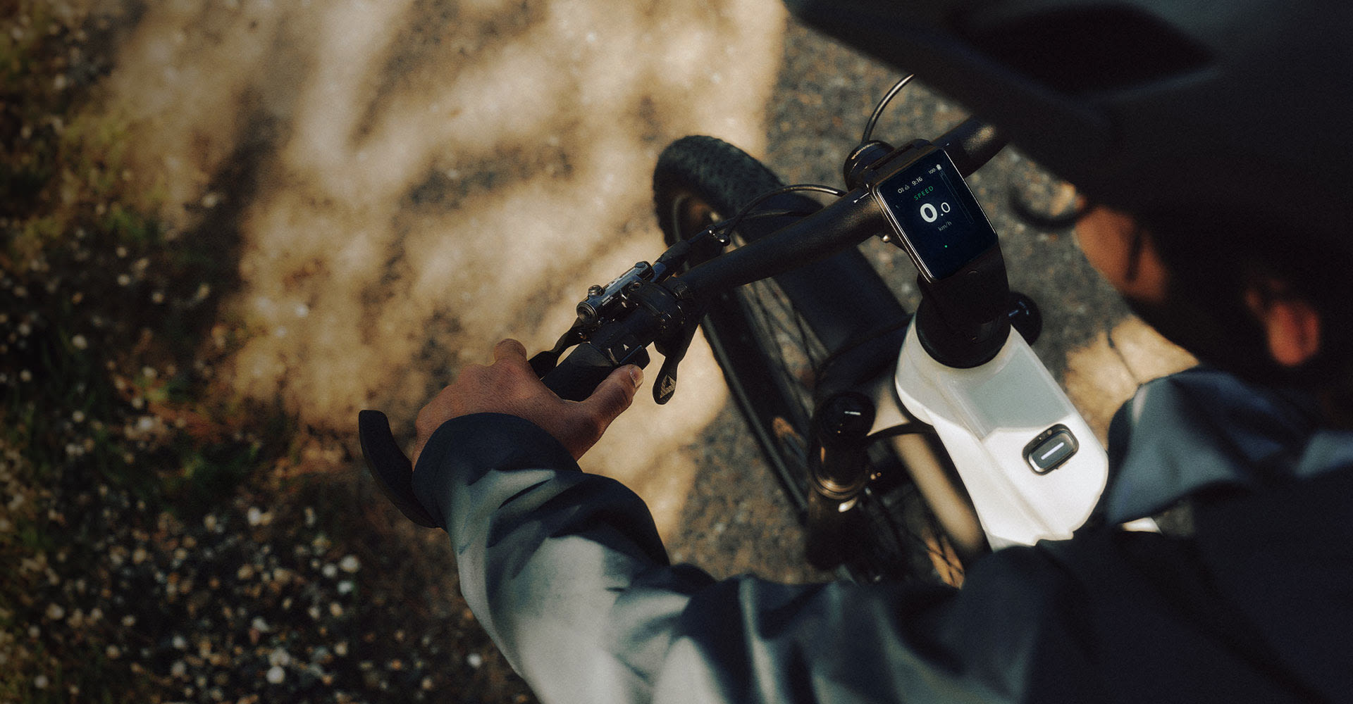 Person riding E-Bike
