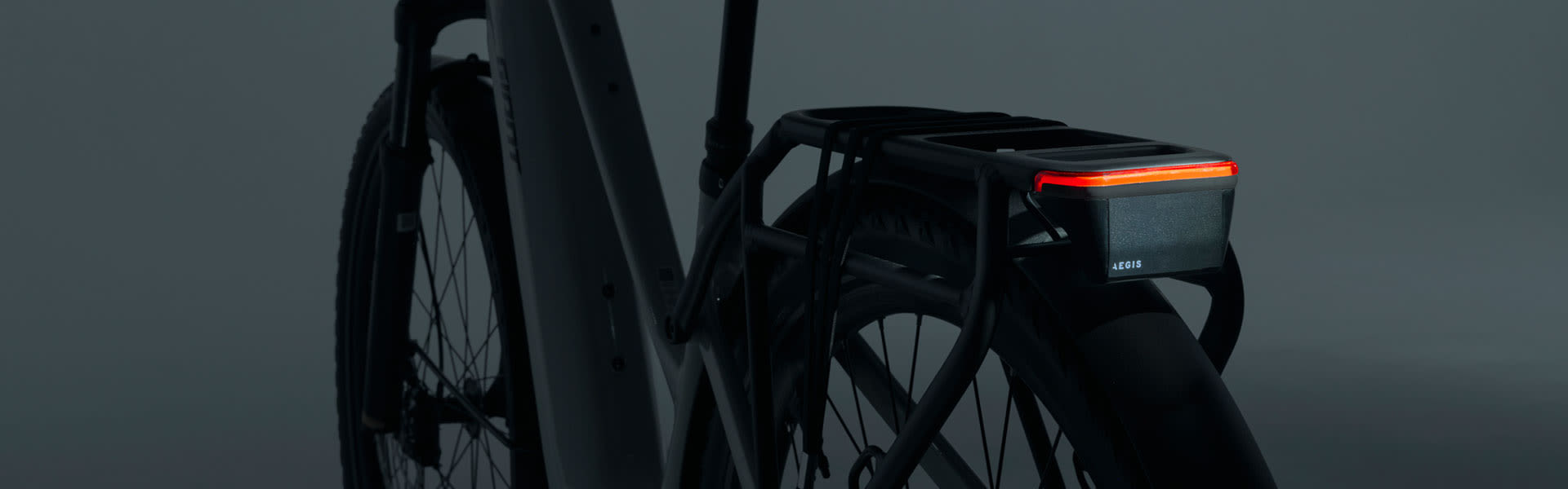 rear radar on taillight of electric bicycle