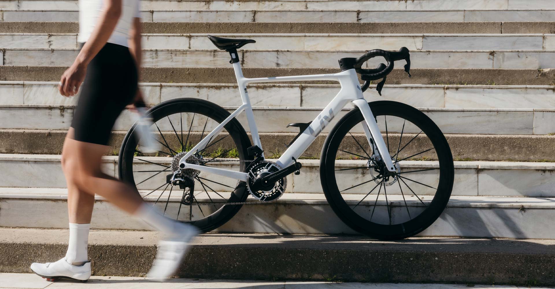 Blurred image of woman walking past EnviLiv Advanced SL