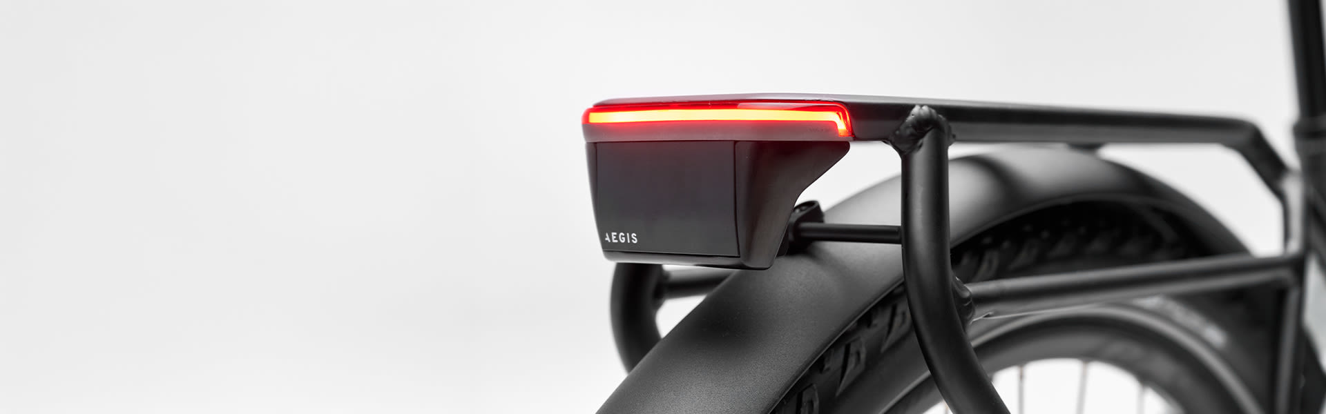 rear taillight on an e-bike