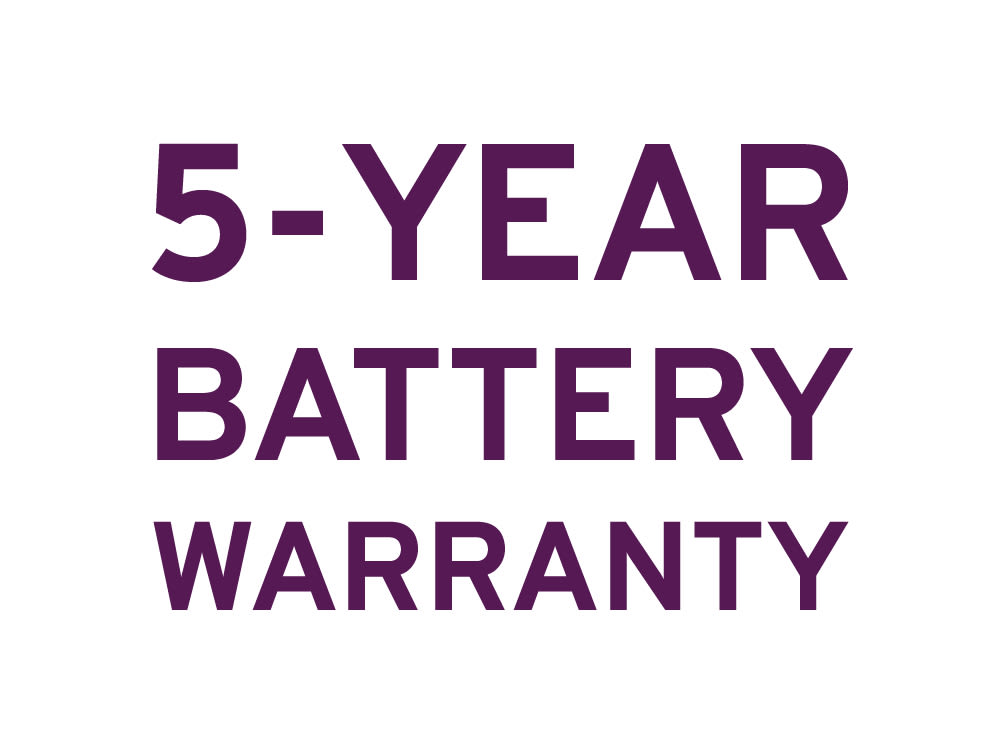 5 Year Battery Warranty