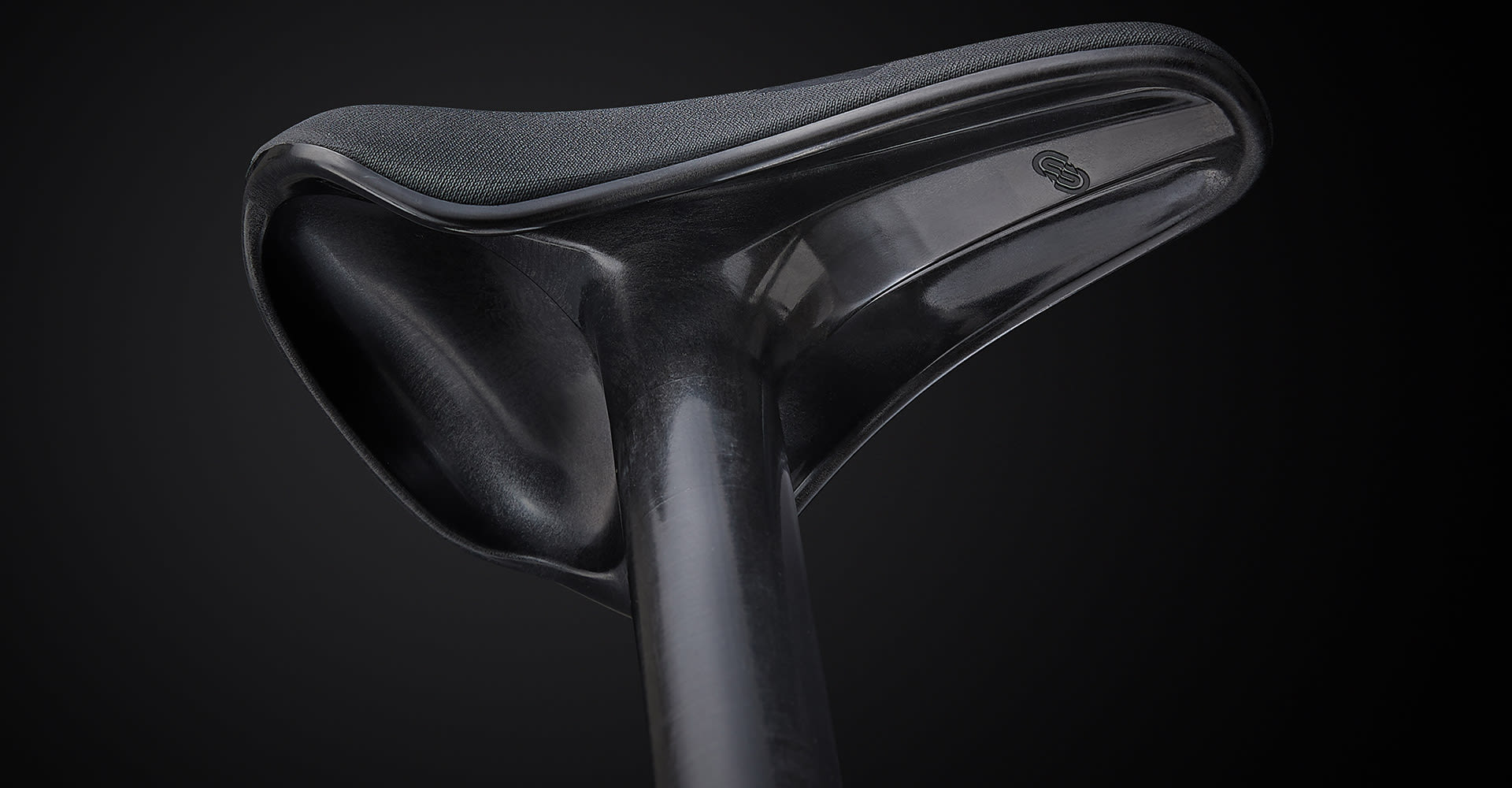 Saddle on a bicycle
