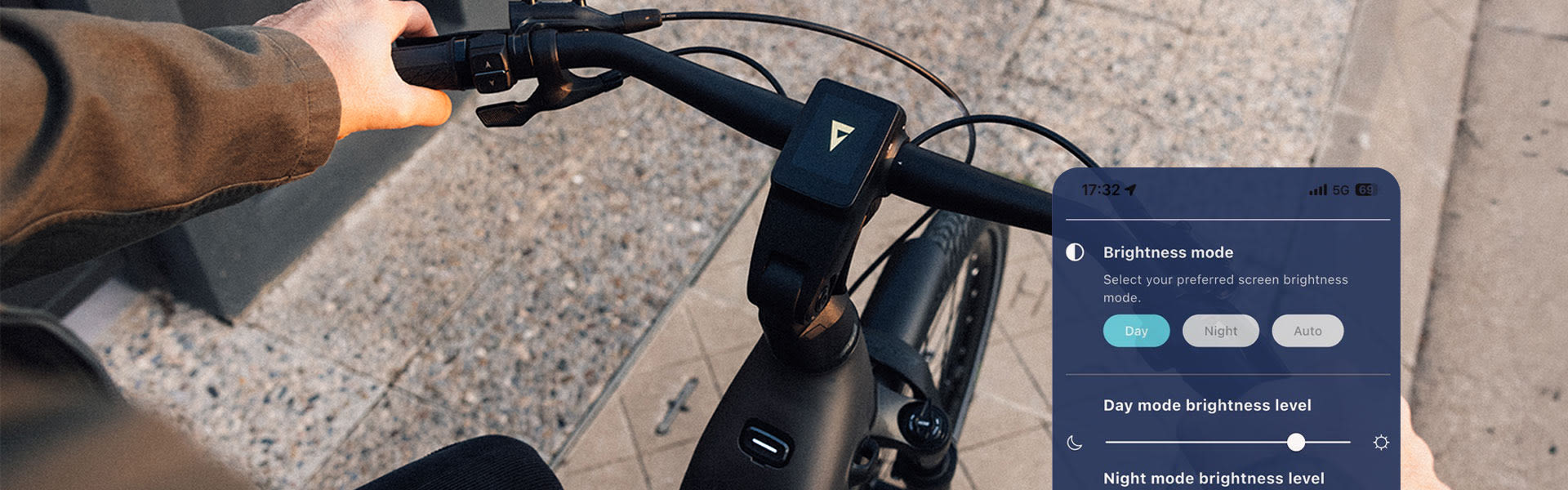 View into the RideControl App