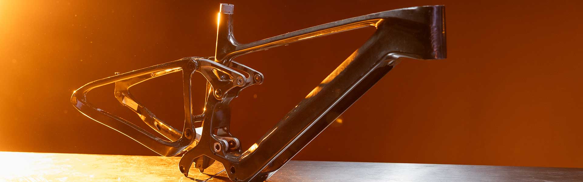 e-mtb carbon frame in production environment
