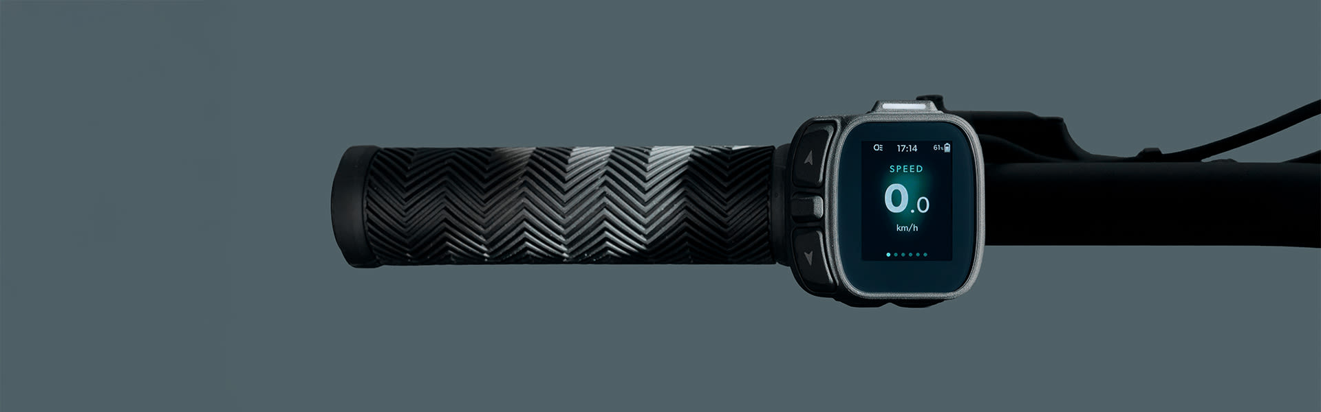 screen on ebike handlebar