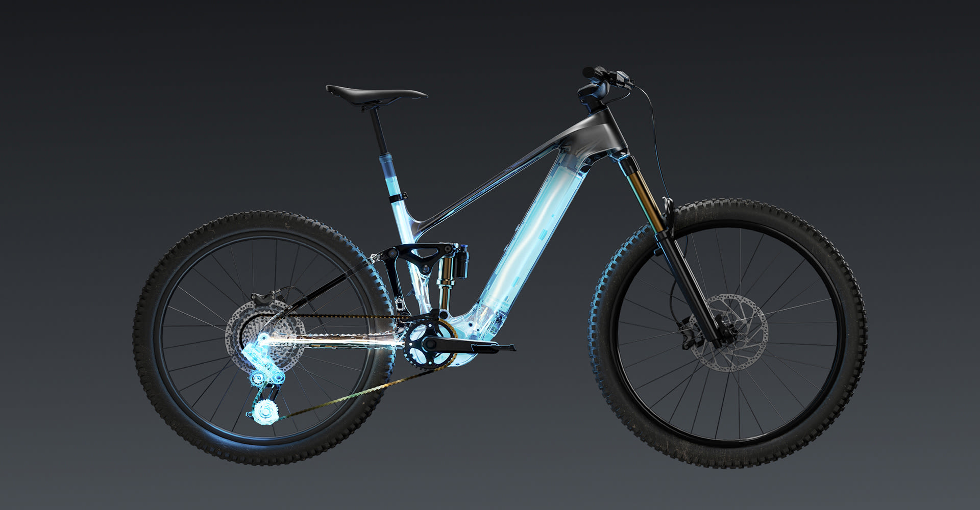 Giant E+ System illustrated on an e-bike.
