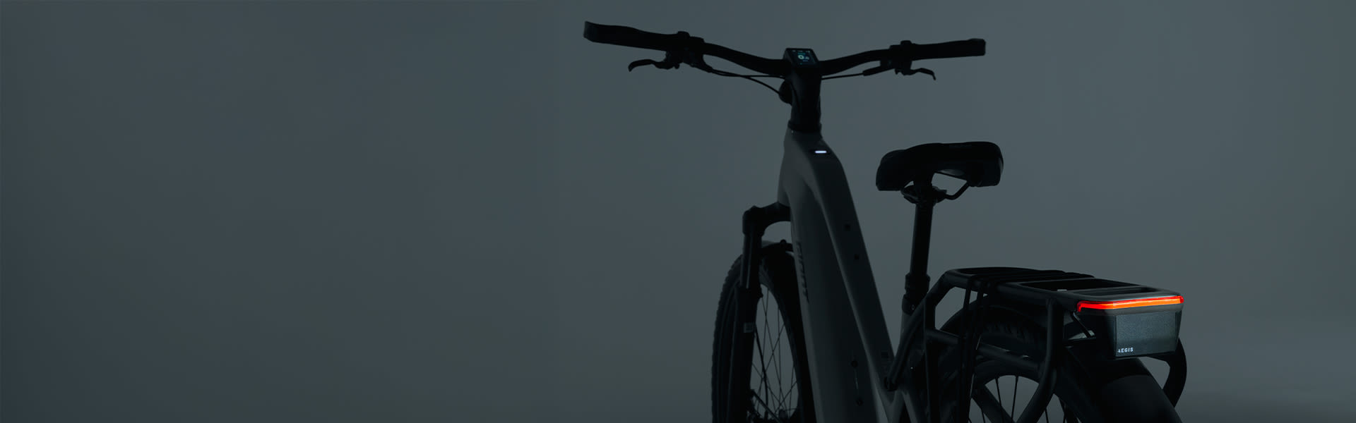 rear taillight on an e-bike
