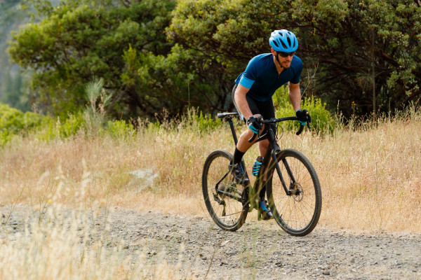 With its lightweight, gravel-oriented composite frame, generous tire clearance, and smooth ride quality, the all-new Revolt Advanced lets you ride farther and faster on rough roads, gravel or dirt. Jake Orness photo