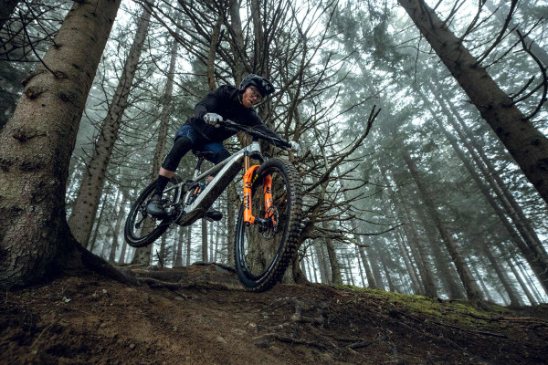 Giant Factory Off-Road Team rider Josh Carlson played a key role in the development of the new Reign E+. An Australian national champion in both XC and enduro E-bike racing, Carlson rode several iterations of prototypes to help refine performance. Andreas Vigl photo
