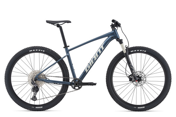 The Talon 0 model with 29-inch wheels and Blue Ashes color and graphics. Availability varies by market.